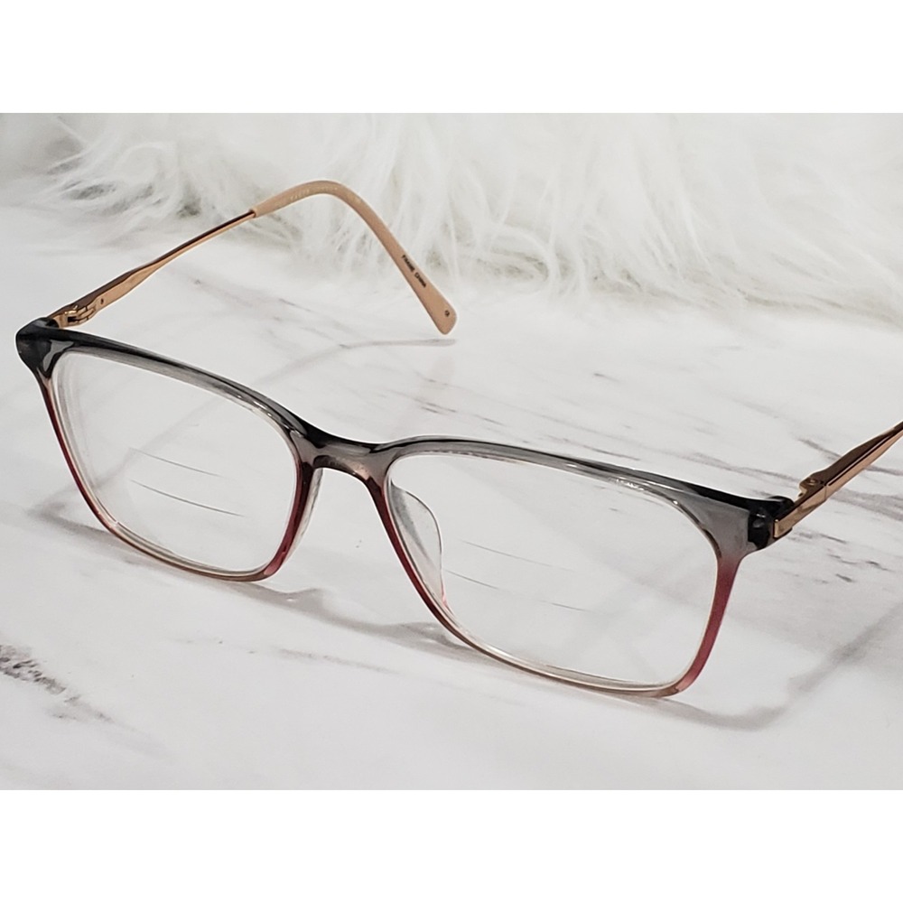 Ted Baker TFW009 Gry Gray Rose Gold Eyeglasses Frames Only Size 55-16-145 - Picture 2 of 7